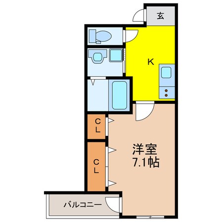 フジパレス出来島EASTⅢ番館の物件間取画像